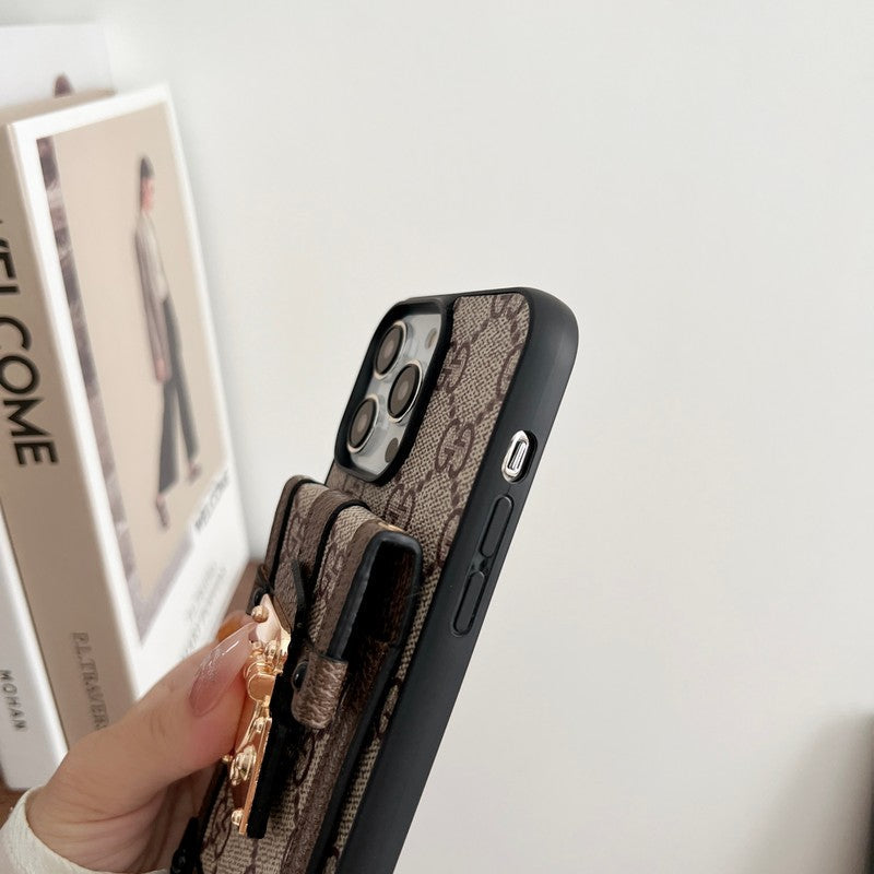 Κλασική θήκη για iPhone με αλυσίδα Premium Card Bag