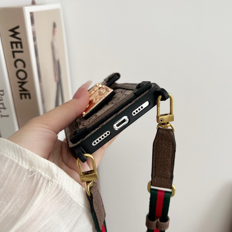 Κλασική θήκη για iPhone με αλυσίδα Premium Card Bag