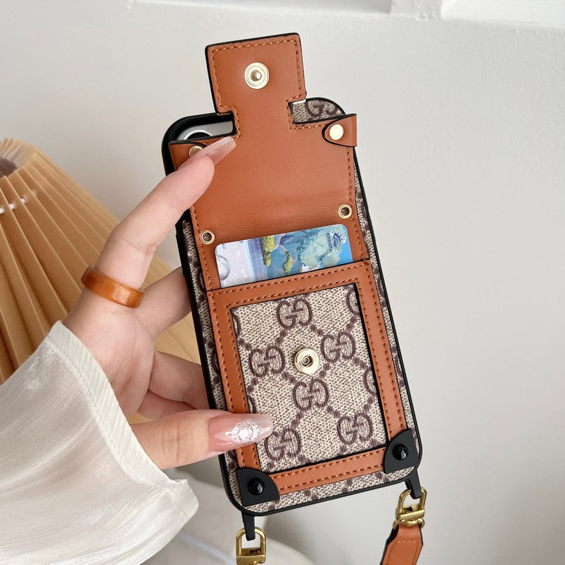 Κλασική θήκη για iPhone με αλυσίδα Premium Card Bag