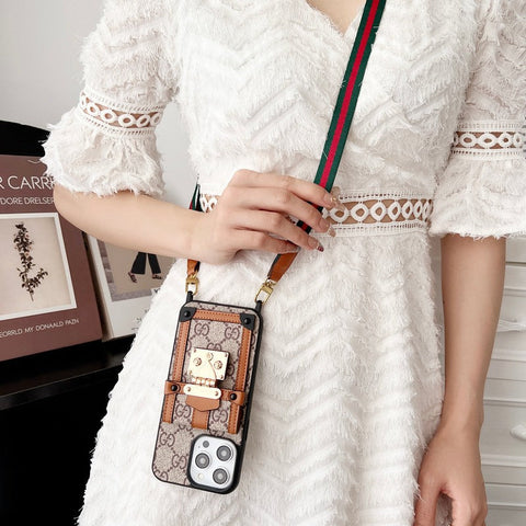 Κλασική θήκη για iPhone με αλυσίδα Premium Card Bag
