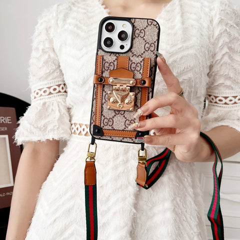 Κλασική θήκη για iPhone με αλυσίδα Premium Card Bag