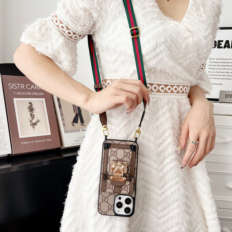 Κλασική θήκη για iPhone με αλυσίδα Premium Card Bag