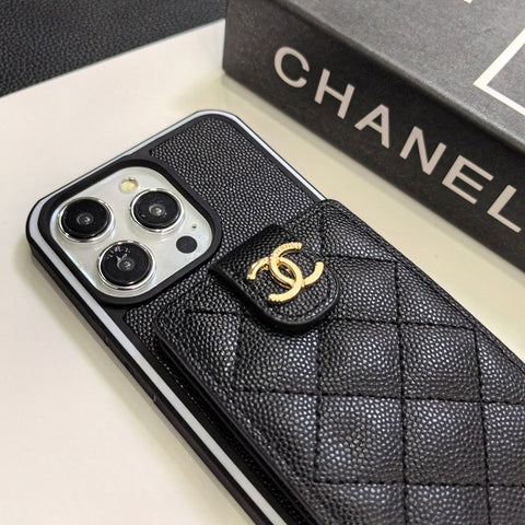 Elegante iPhone-Hülle aus Leder zum Umhängen