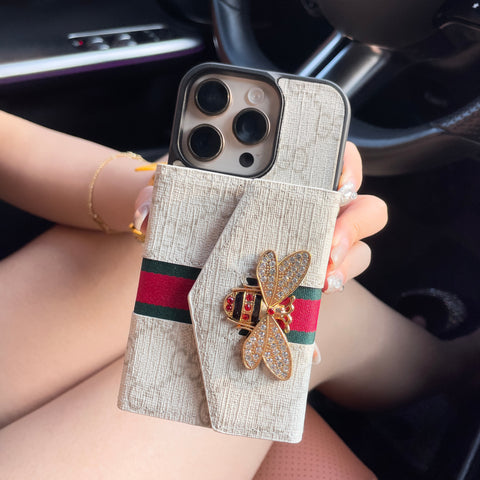 Premium Advanced iPhone-Hülle zum Umhängen mit Kartenhalter und Schultergurt
