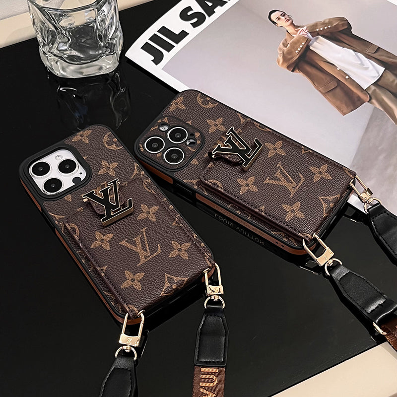 Θήκη για iPhone με αλυσίδα για κάρτες πολυτελείας