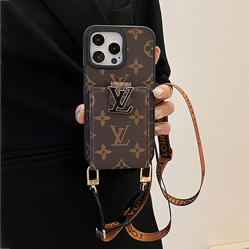 Θήκη για iPhone με αλυσίδα για κάρτες πολυτελείας