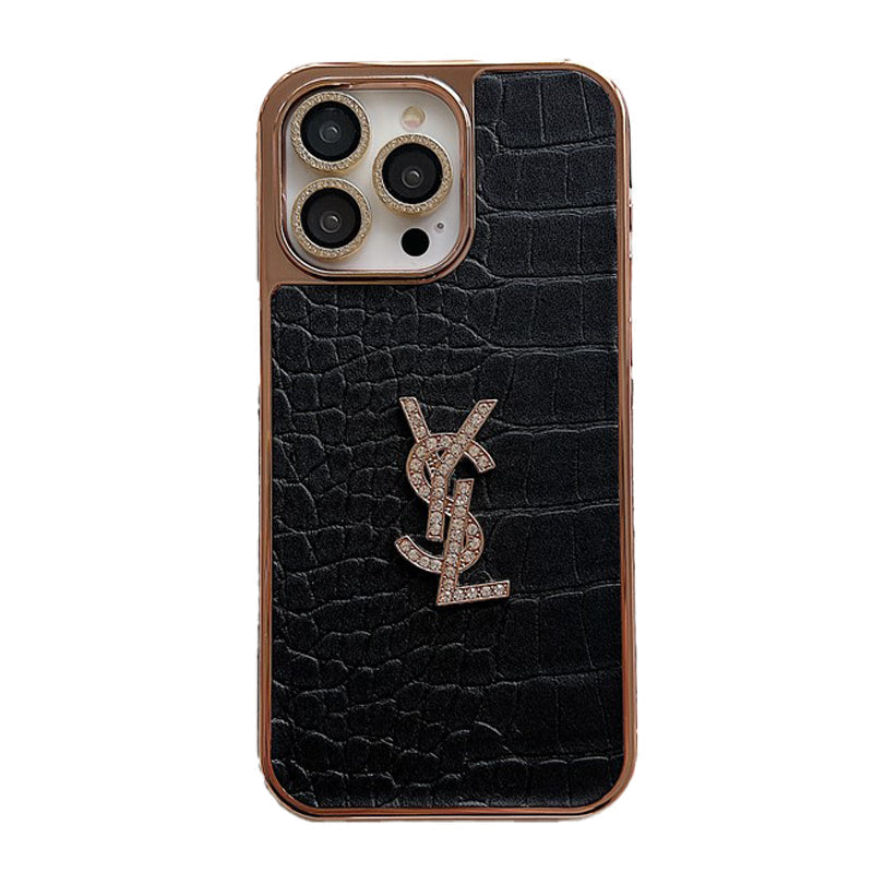 Saint Color Leather Rose Gold iPhone-deksel