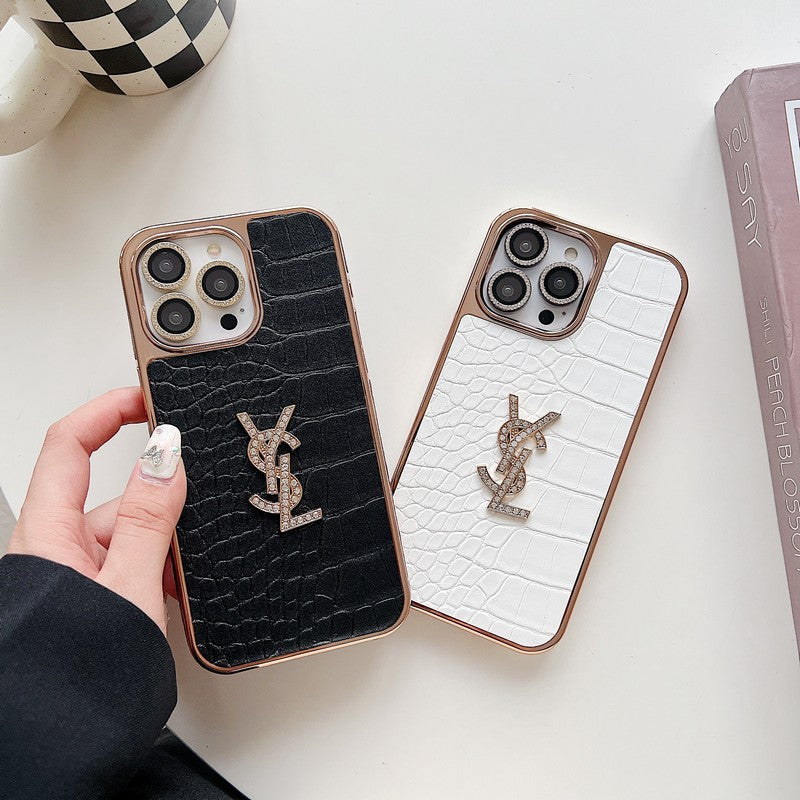 Saint Color Leather Rose Gold iPhone-deksel