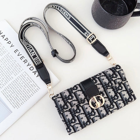 Custodia per iPhone con catena e sciarpe alla moda