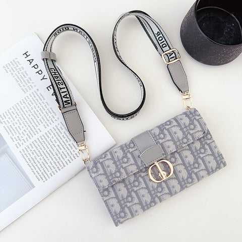 Custodia per iPhone con catena e sciarpe alla moda