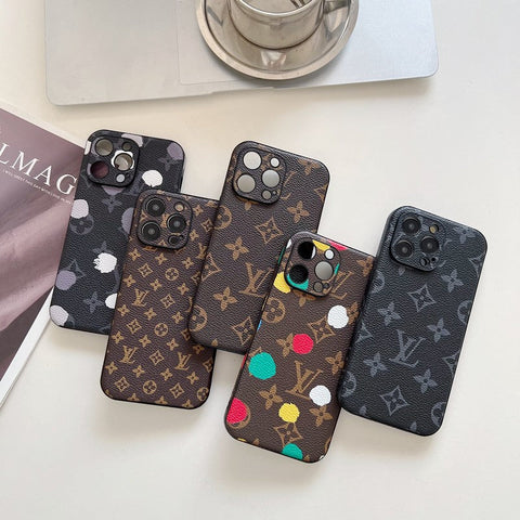 Luksusa klasiskās krāsas ādas iPhone korpuss