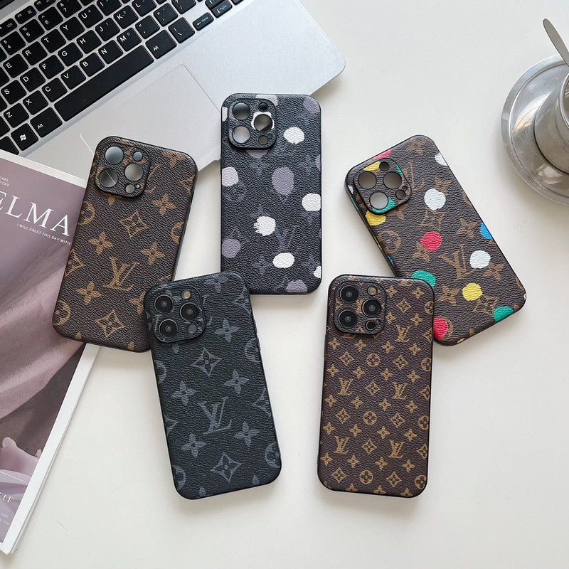 Luksusa klasiskās krāsas ādas iPhone korpuss