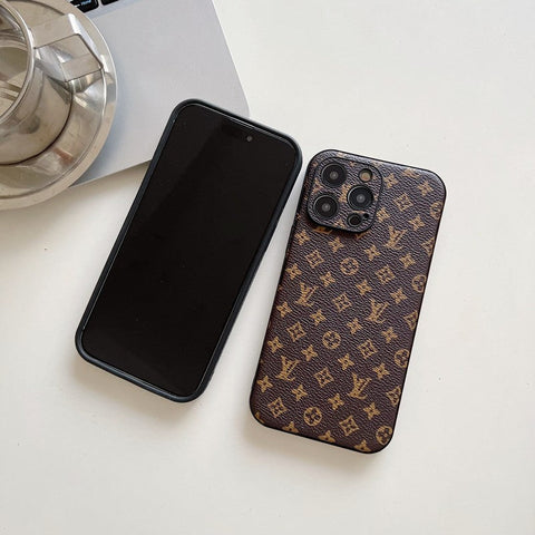 Luksusa klasiskās krāsas ādas iPhone korpuss
