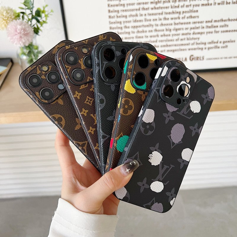 Luksusa klasiskās krāsas ādas iPhone korpuss