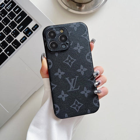 Luksusa klasiskās krāsas ādas iPhone korpuss