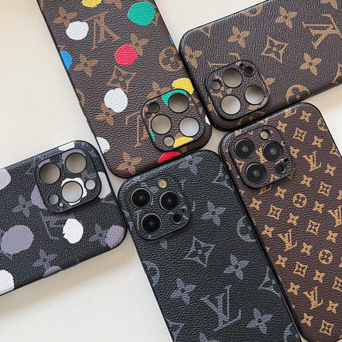 Luksusa klasiskās krāsas ādas iPhone korpuss