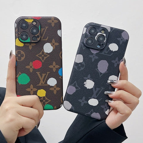 Luksusa klasiskās krāsas ādas iPhone korpuss