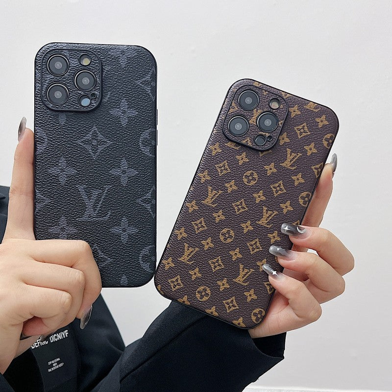 Luksusa klasiskās krāsas ādas iPhone korpuss