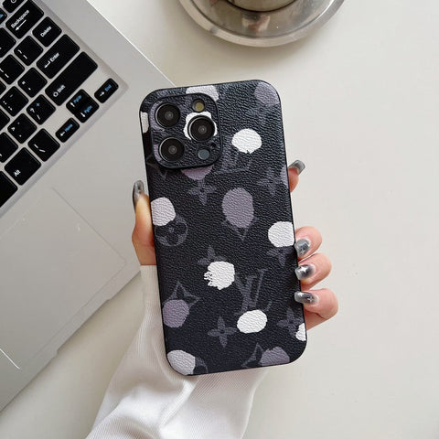 Luksusa klasiskās krāsas ādas iPhone korpuss