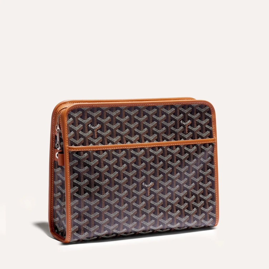 Leder-Clutch – elegante Reise-Organizer-Tasche