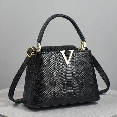 Luxuriöse High-End-Handtasche – Frühlingsmode-Umhängetasche mit Straußenmuster