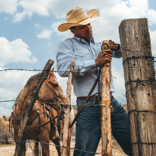 Klassisk 20X strå cowboyhat