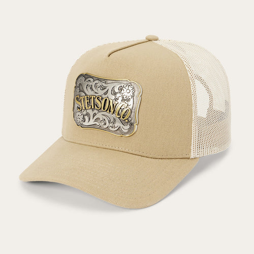 Lærredsplade Trucker Hat