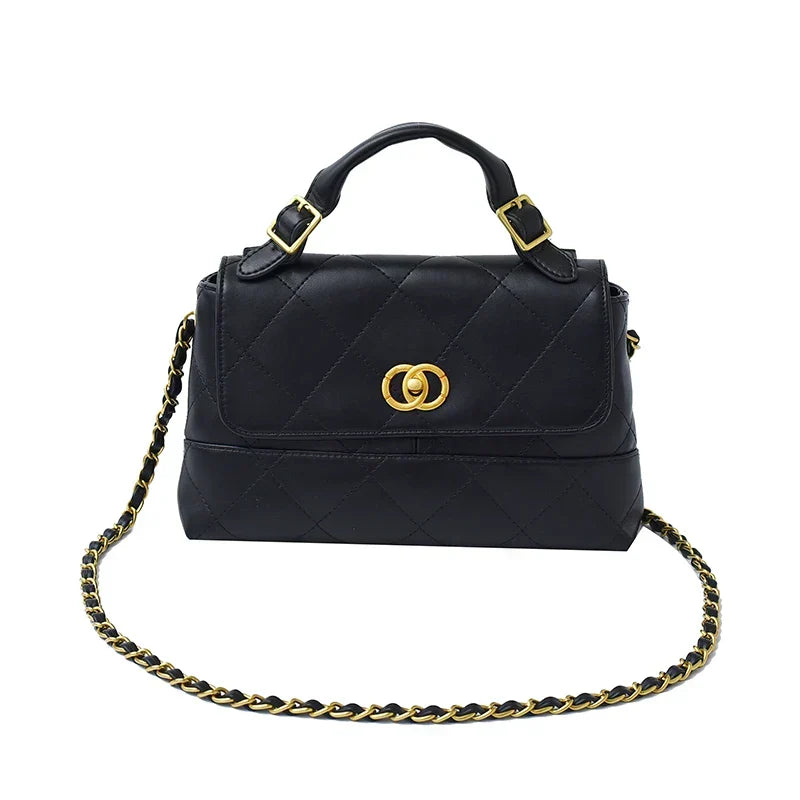 Popular Classic Elegant Women's Leather Handbag