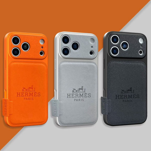 Classices Premium-Leder-iPhone-Hülle – luxuriöser Schutz