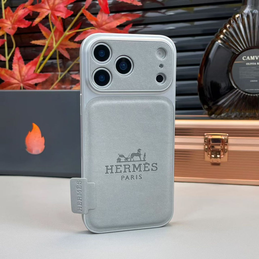 Classices Premium-Leder-iPhone-Hülle – luxuriöser Schutz