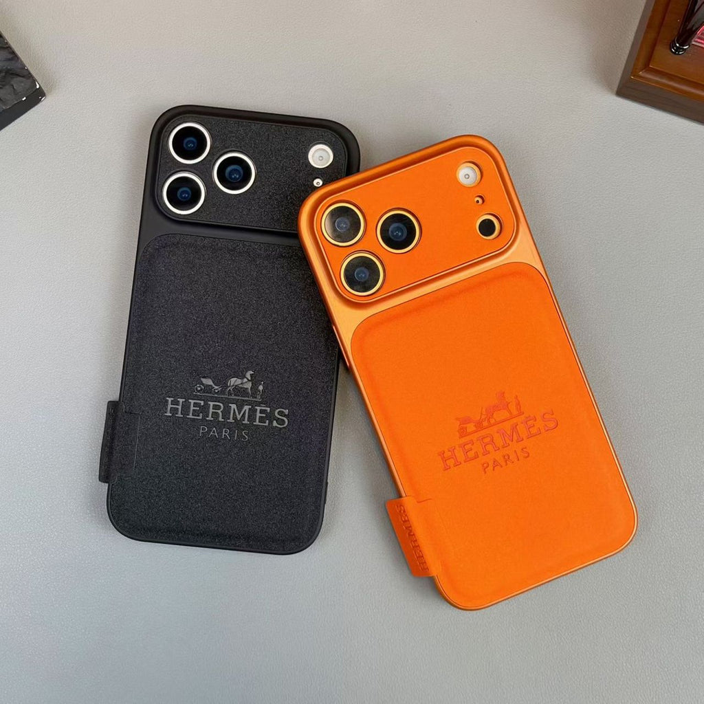 Classices Premium-Leder-iPhone-Hülle – luxuriöser Schutz