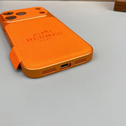 Classices Premium-Leder-iPhone-Hülle – luxuriöser Schutz