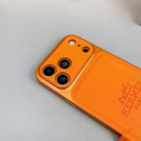 Classices Premium-Leder-iPhone-Hülle – luxuriöser Schutz
