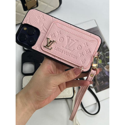 Luksusowe etui na karty w czterech kolorach do iPhone'a