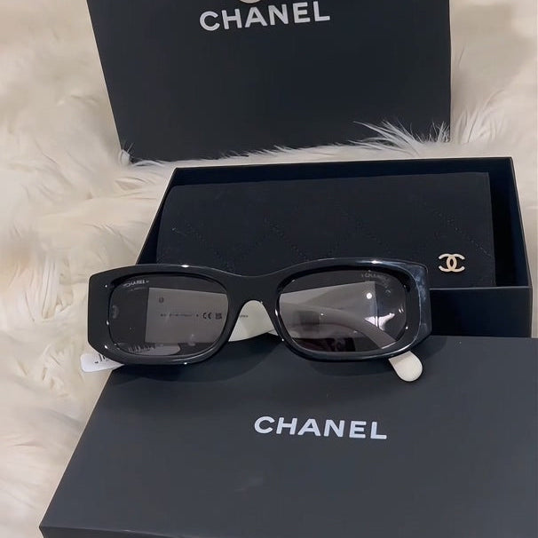 Rectangle Acetate Sunglasses 01