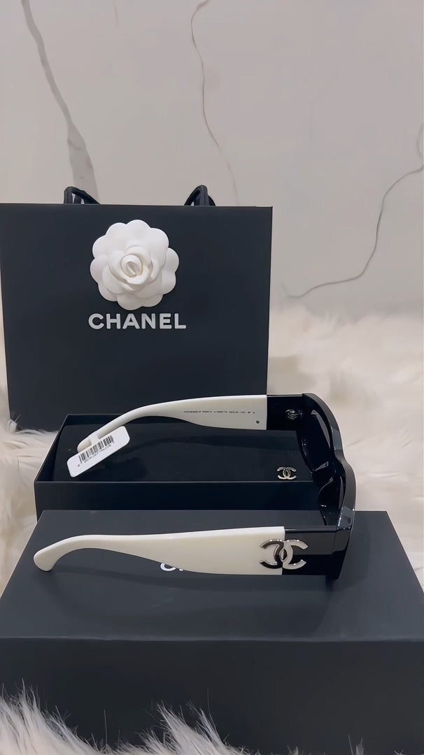 Rectangle Acetate Sunglasses 01