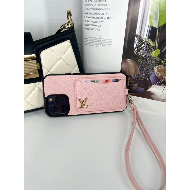 Luksusowe etui na karty w czterech kolorach do iPhone'a