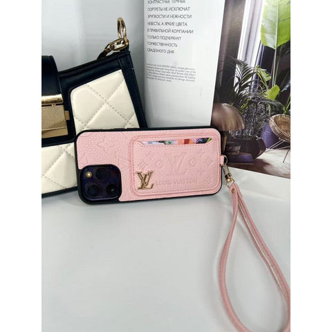 Luksusowe etui na karty w czterech kolorach do iPhone'a