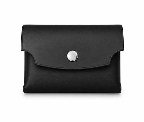 Handcrafted Full-Grain Leather Snap Wallet