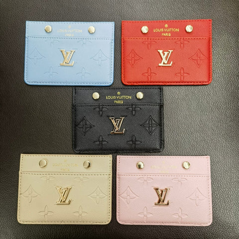 Lou Signature Slim Card Holder-pung