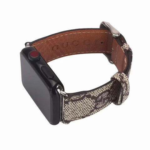 Correa de cuero de alta calidad para Apple Watch.
