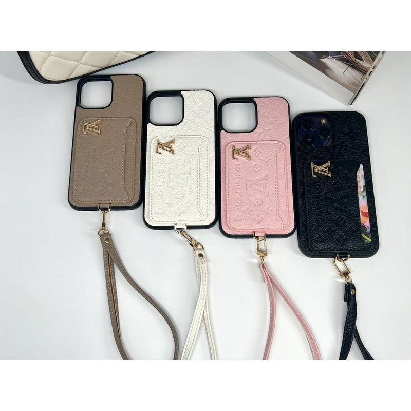 Luksusowe etui na karty w czterech kolorach do iPhone'a