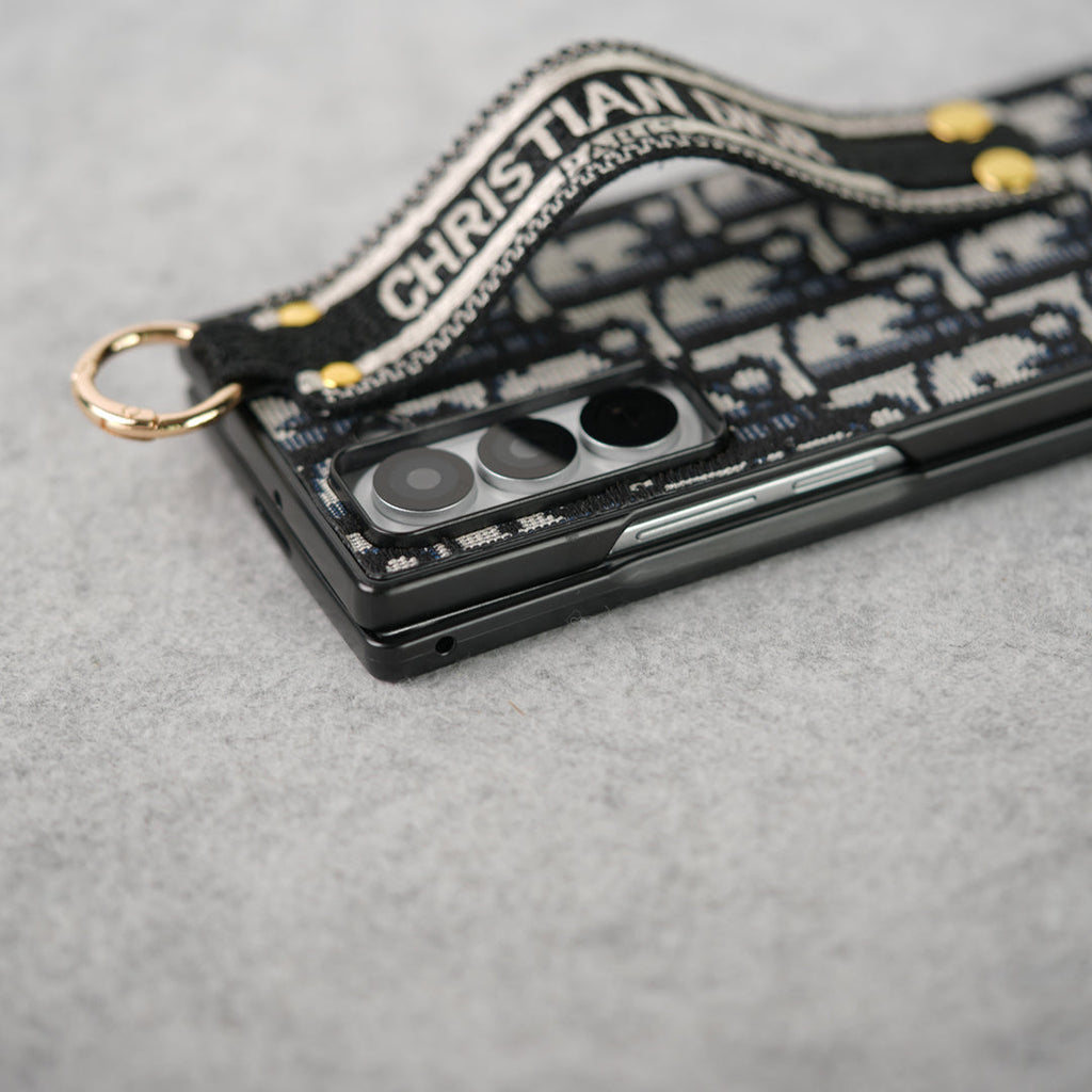 Luxury Brand C Dior Embroidery Case For Samsung Z Fold