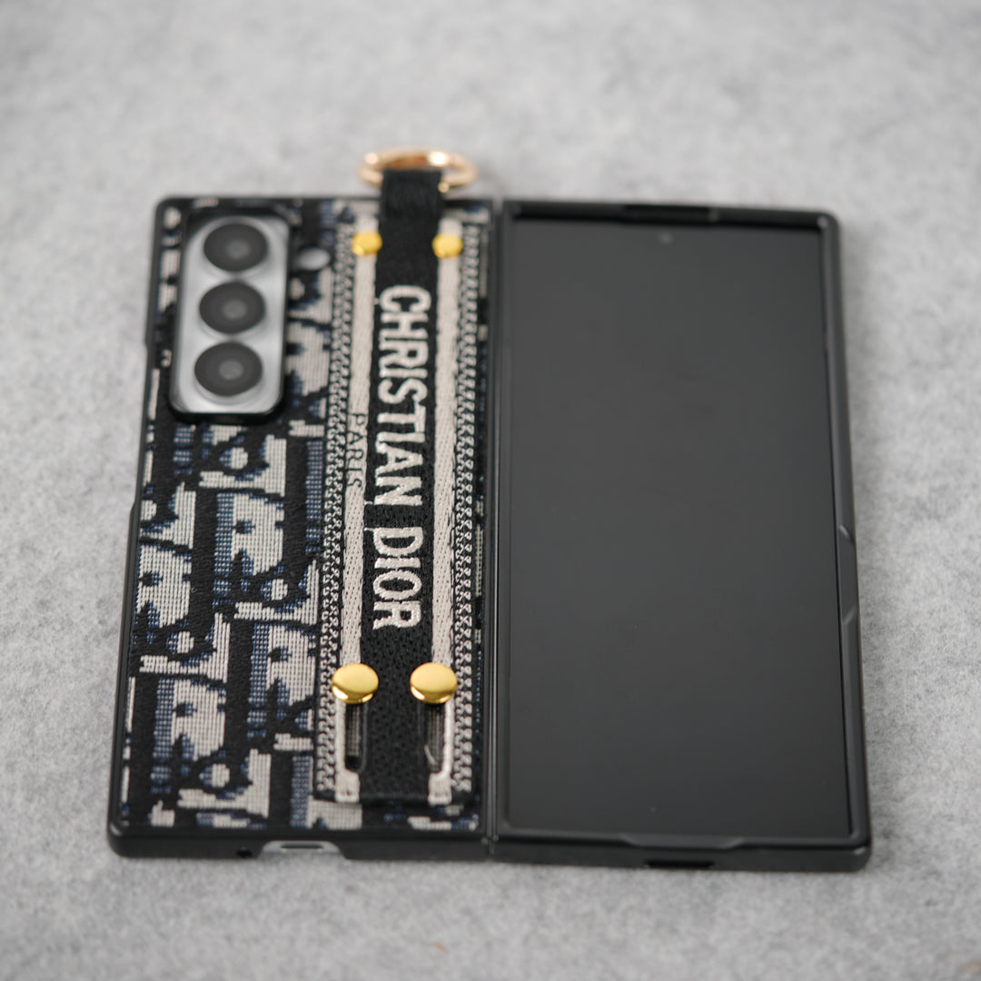 Luxury Brand C Dior Embroidery Case For Samsung Z Fold