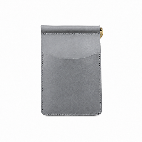 Vintage Handcrafted Full-Grain Leather Money Clip Wallet