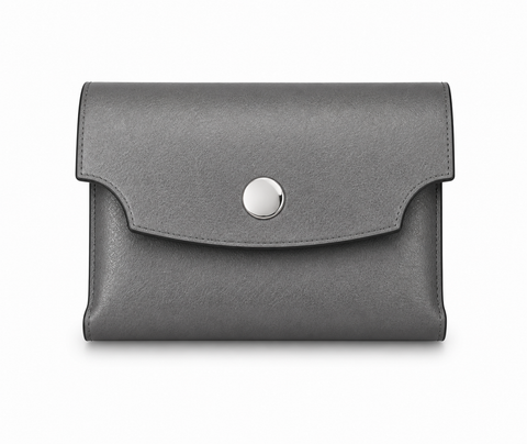Handcrafted Full-Grain Leather Snap Wallet