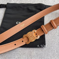 AC Women‘s Leather Belt Triomphe Buckle