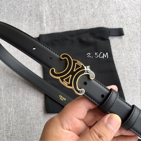 AC leren damesriem Triomphe Buckl