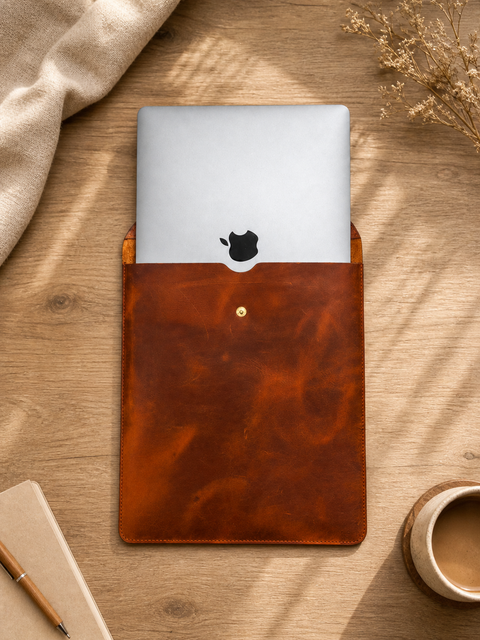 Custodia per iPad e MacBook in pelle premium