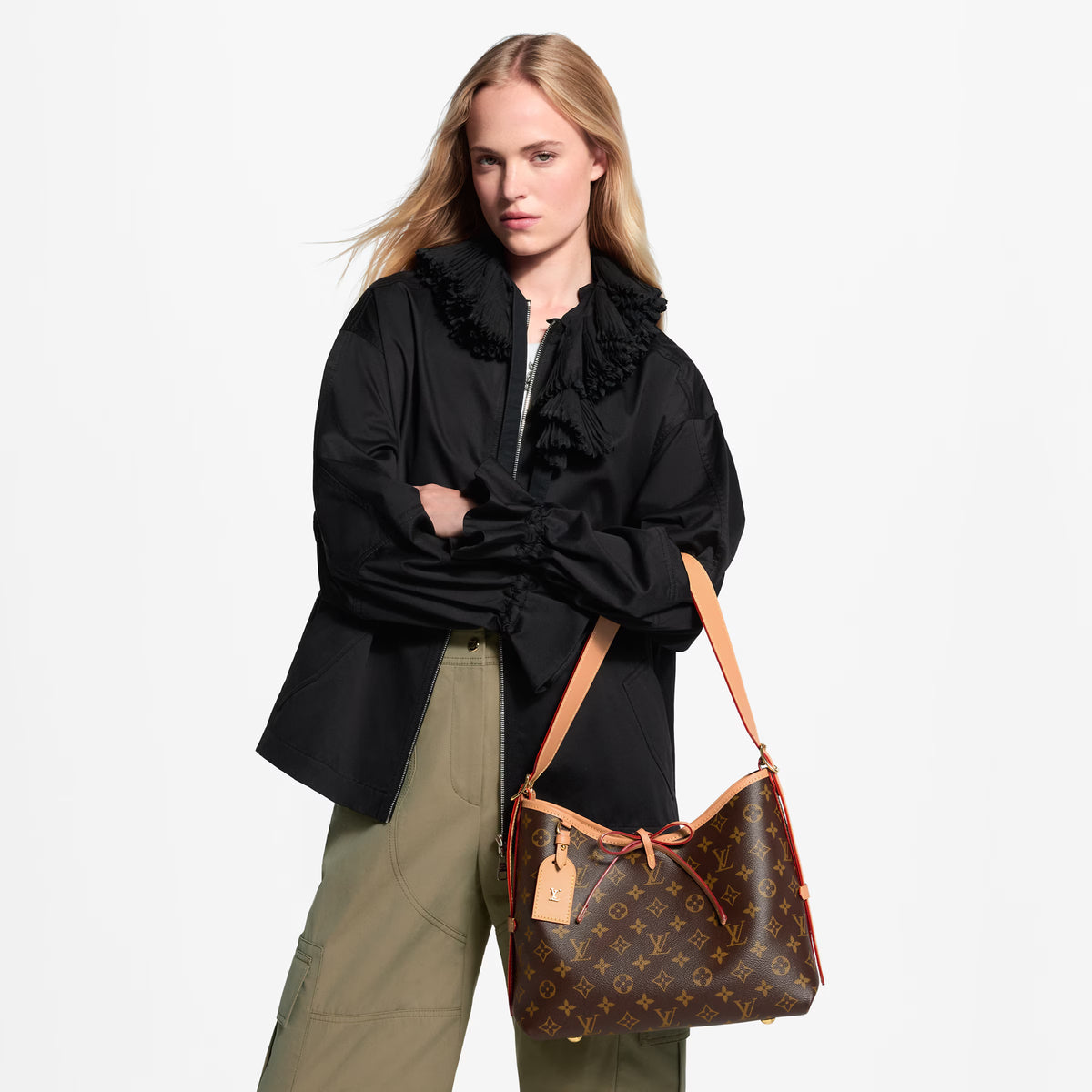 Monogram Cross-Strap Shoulder Bag